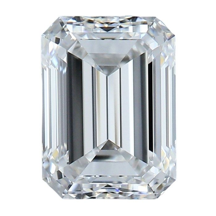 Dazzling 0.90ct Emerald Cut Diamond - GIA Certified