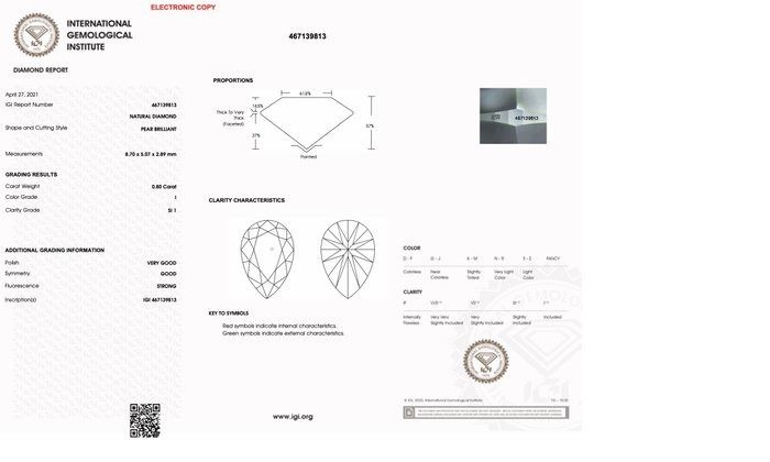 Dazzling 1.10ct Diamonds Necklace with Halo Pendant in 18k Yellow Gold - IGI Certified