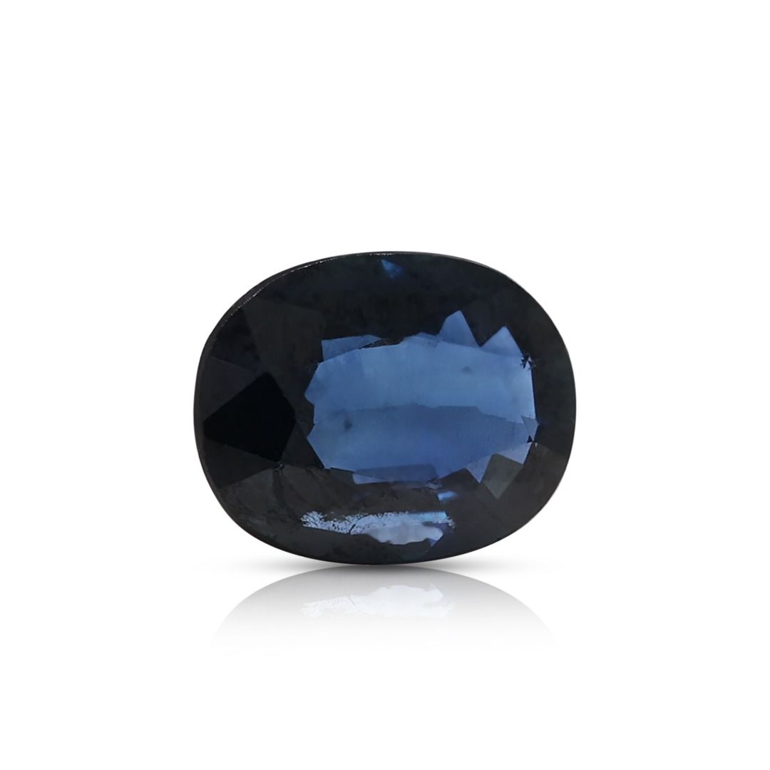 Deep Blue 1.4ct Oval Sapphire Loose Gemstone