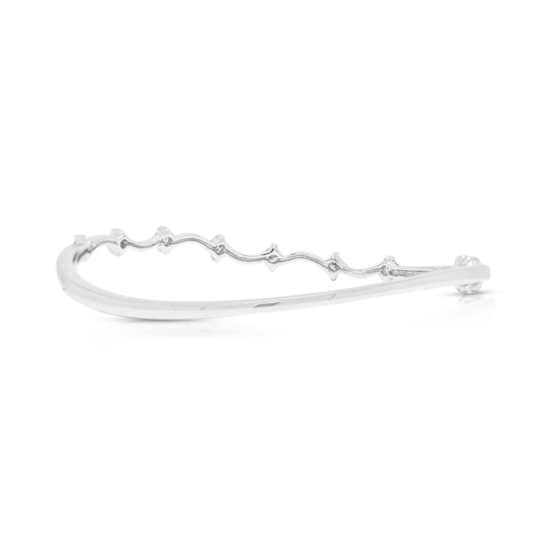 Delicate 0.25ct Diamonds Bracelet in 18K White Gold