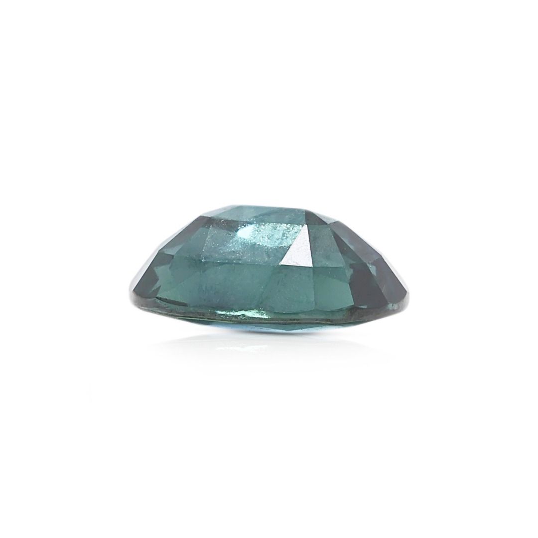 Elegant 1.43ct Oval Greenish Blue Sapphire Loose Gemstone with NGI Certificate