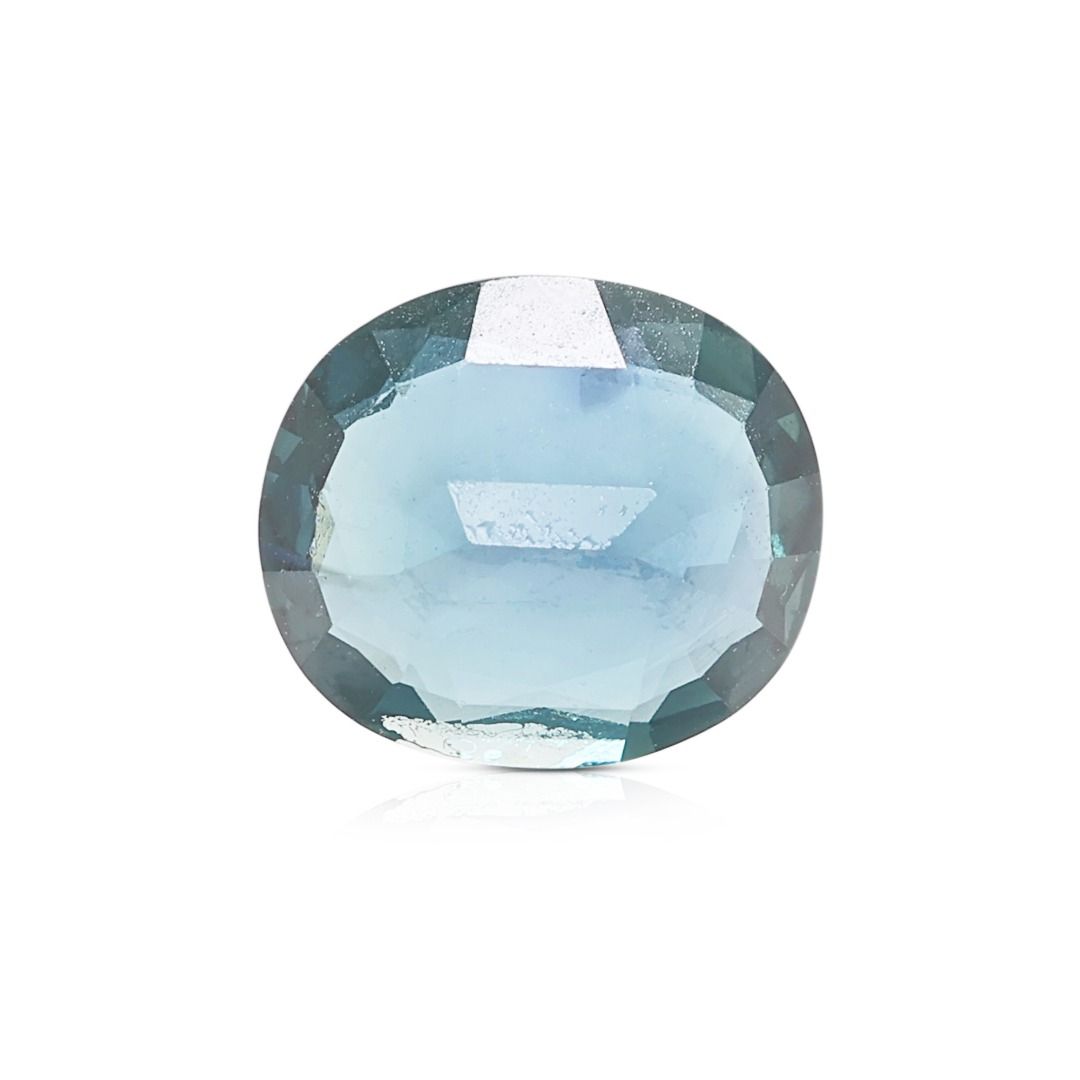 Elegant 1.43ct Oval Greenish Blue Sapphire Loose Gemstone with NGI Certificate
