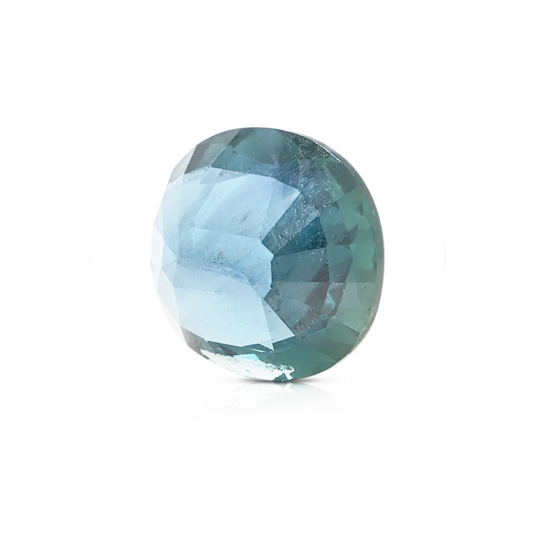 Elegant 1.43ct Oval Greenish Blue Sapphire Loose Gemstone with NGI Certificate