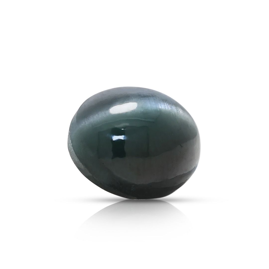 Enchanting 2.78ct GIA Certified Color-Change Natural Chrysoberyl Oval Double Cabochon