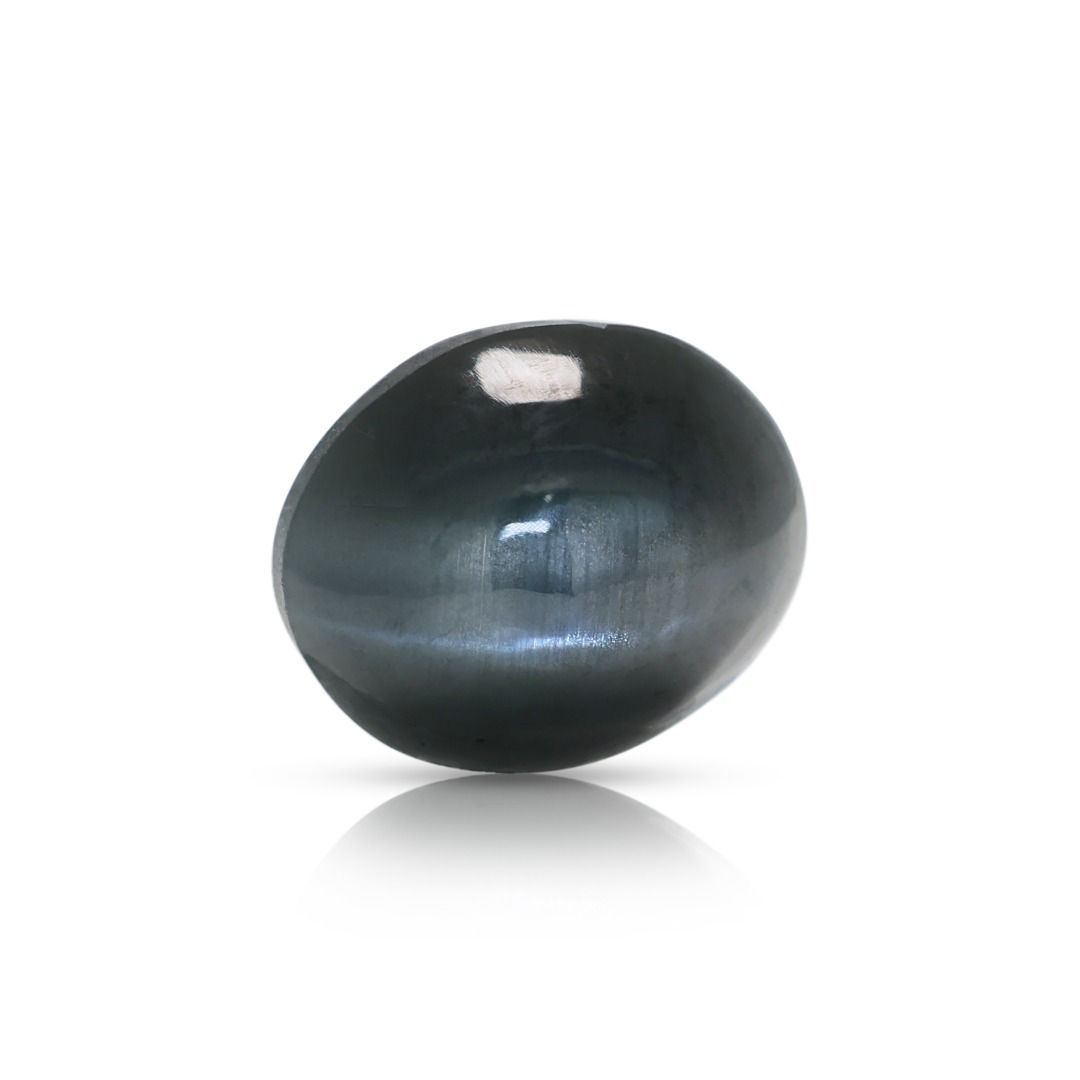 Enchanting 2.78ct GIA Certified Color-Change Natural Chrysoberyl Oval Double Cabochon