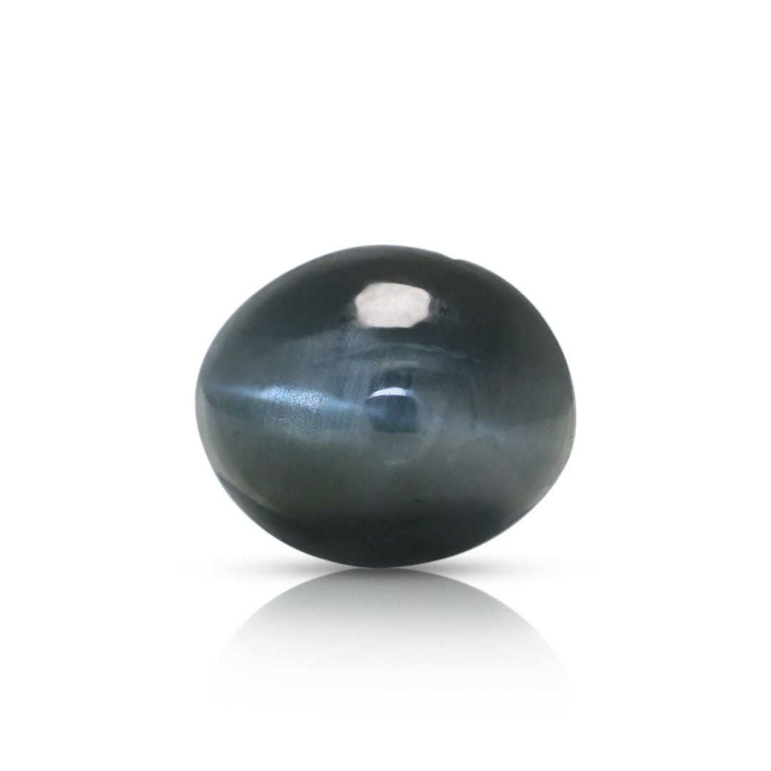 Enchanting 2.78ct GIA Certified Color-Change Natural Chrysoberyl Oval Double Cabochon