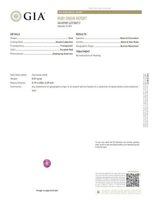 Exquisite 0.97ct Ruby and Diamonds Cluster Ring in 18k Rose & White Gold - GIA Certified