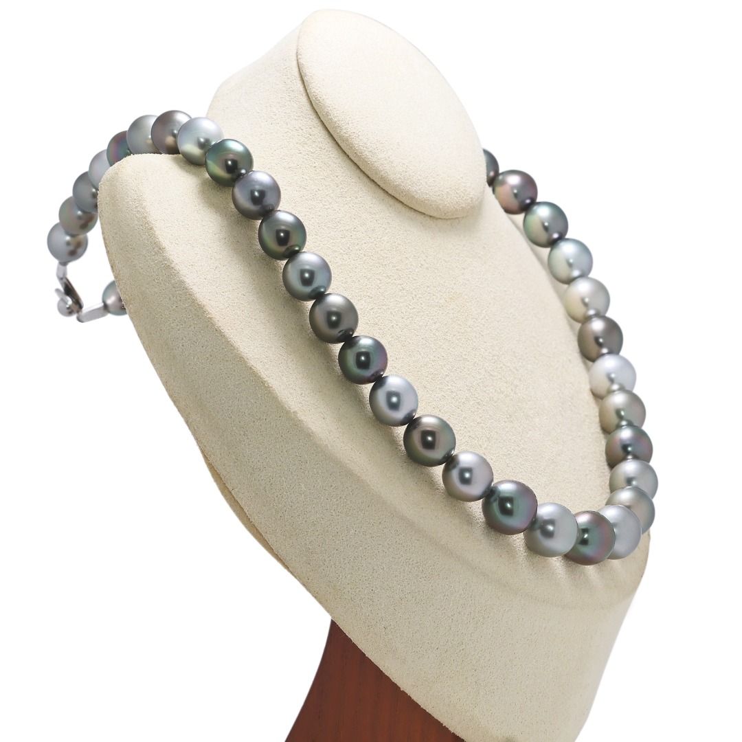 Exquisite 10.9mm South Sea Pearl Silver Necklace (New)
