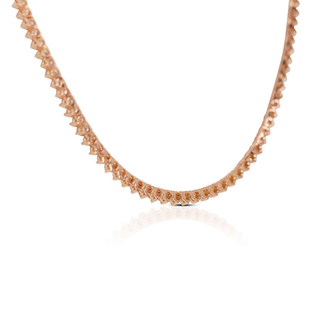 Extraordinary De Guardia Necklace with 8.67ct Round Brilliant Diamonds - IGI Certificate