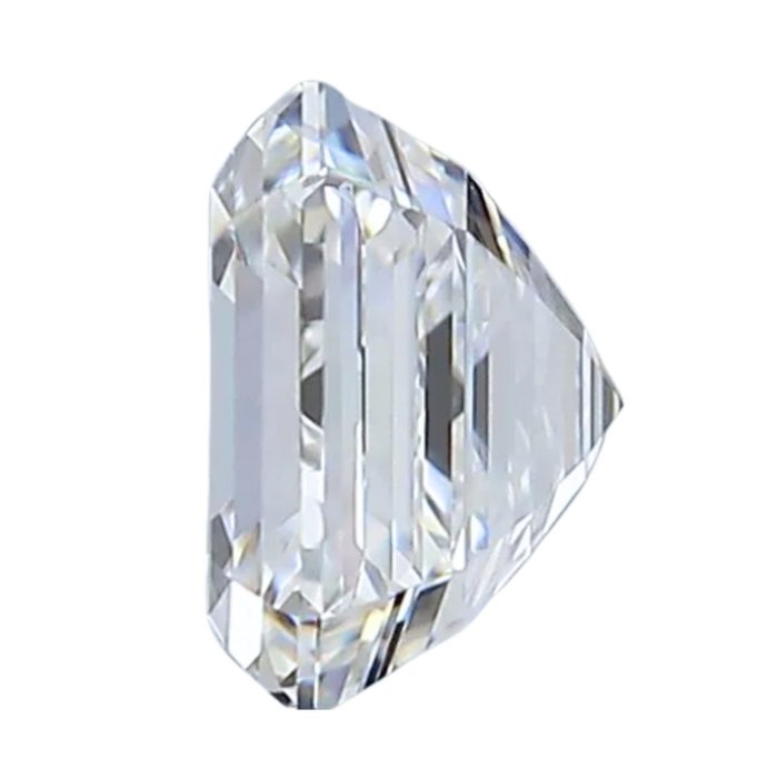 1.22 Carat IGI Certified Natural Square Emerald Cut Diamond