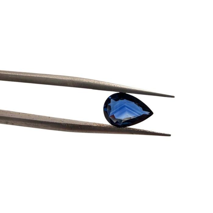 GIA Certified 1.31ct Pear-Shaped Sapphire Gemstone