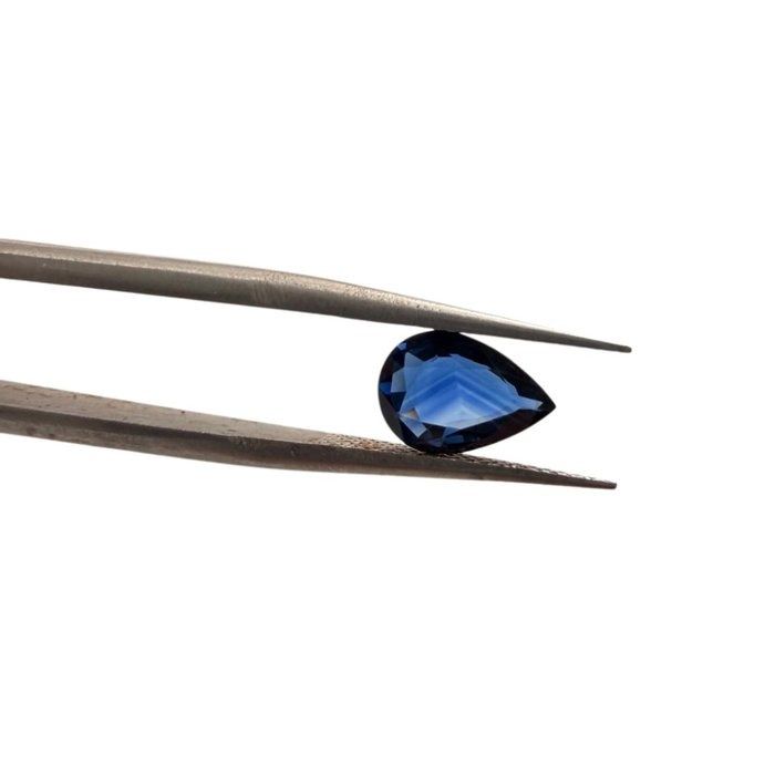 GIA Certified 1.31ct Pear-Shaped Sapphire Gemstone