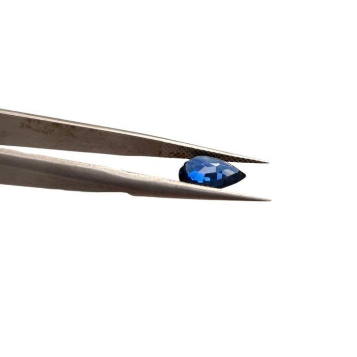 GIA Certified 1.31ct Pear-Shaped Sapphire Gemstone