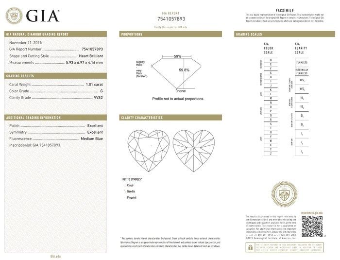 GIA Certified 2.01ct Pair of Natural Heart-Shaped Diamonds