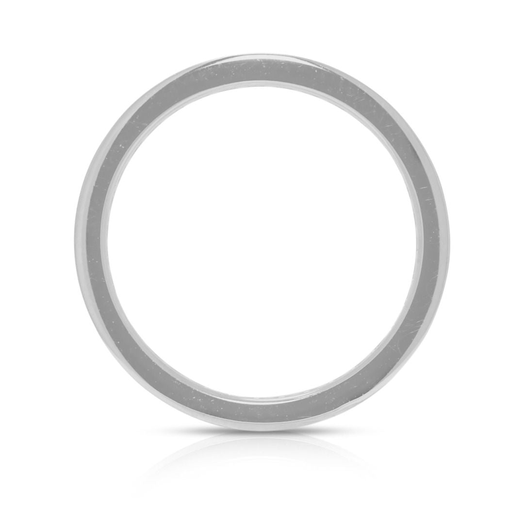 Iconic 0.36ct Natural Diamond Eternity 18K White Gold Ring by Cartier