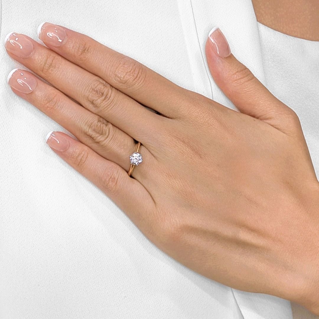 Iconic 0.72ct Tiffany & Co. Natural Diamond Platinum Solitaire Ring (Full Set)