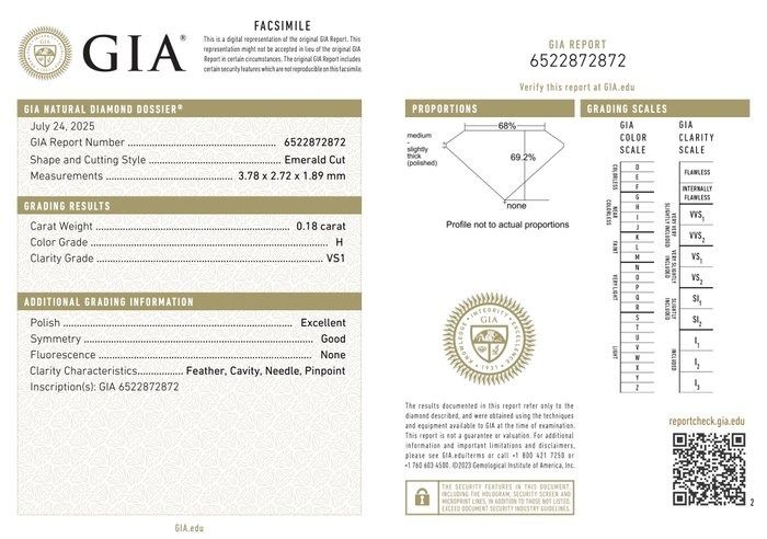 IGI & GIA Certified 1.50ct Diamonds 3-Stone Ring in 18k White Gold