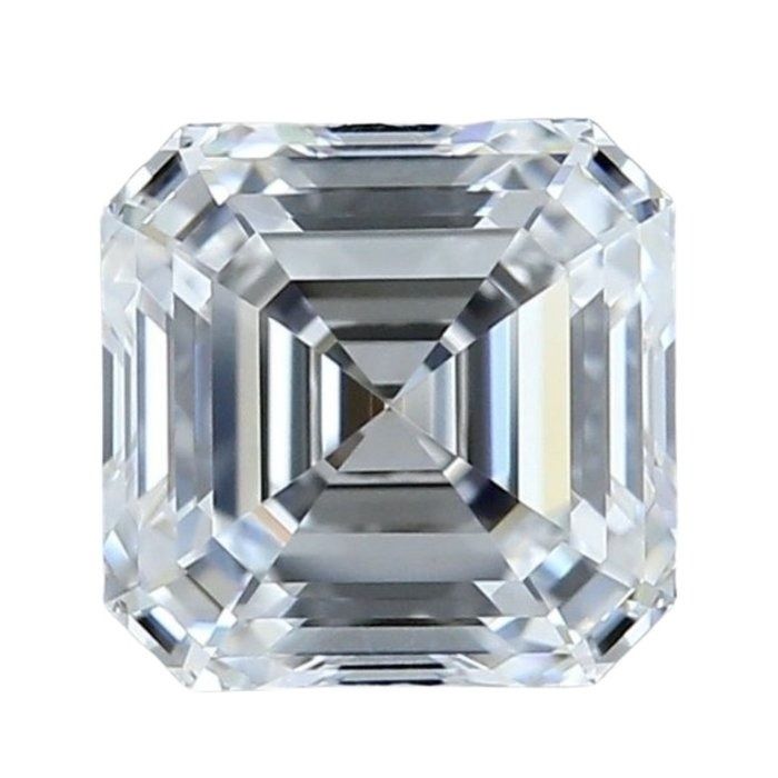 IGI Certified 1.02ct Square Emerald Diamond