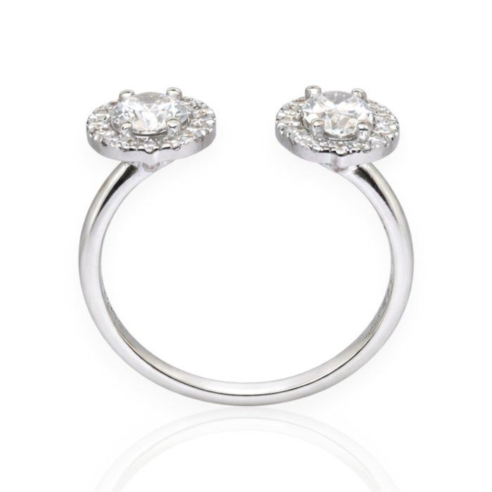 IGI Certified 1.21ct Diamonds Ring in 18k White Gold