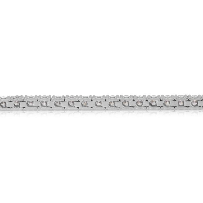IGI Certified 2.88ct Diamonds Tennis Bracelet in 18k White Gold