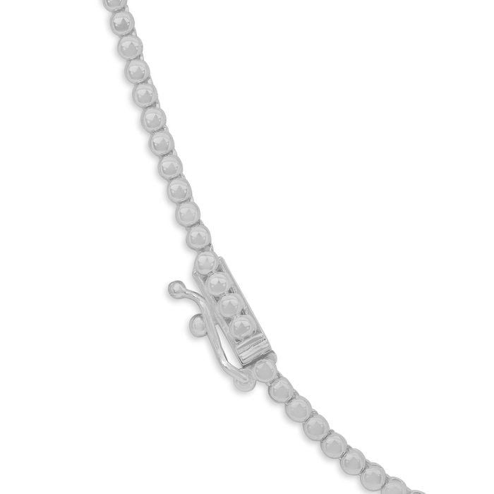 IGI Certified 4.02ct Diamonds Necklace in 18k White Gold