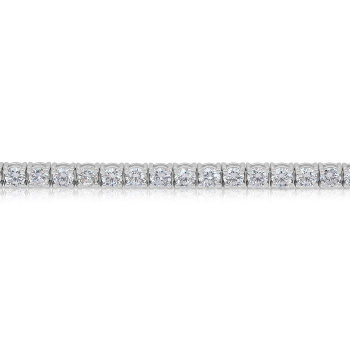 IGI Certified 4.03ct Diamonds Bracelet in 18k White Gold