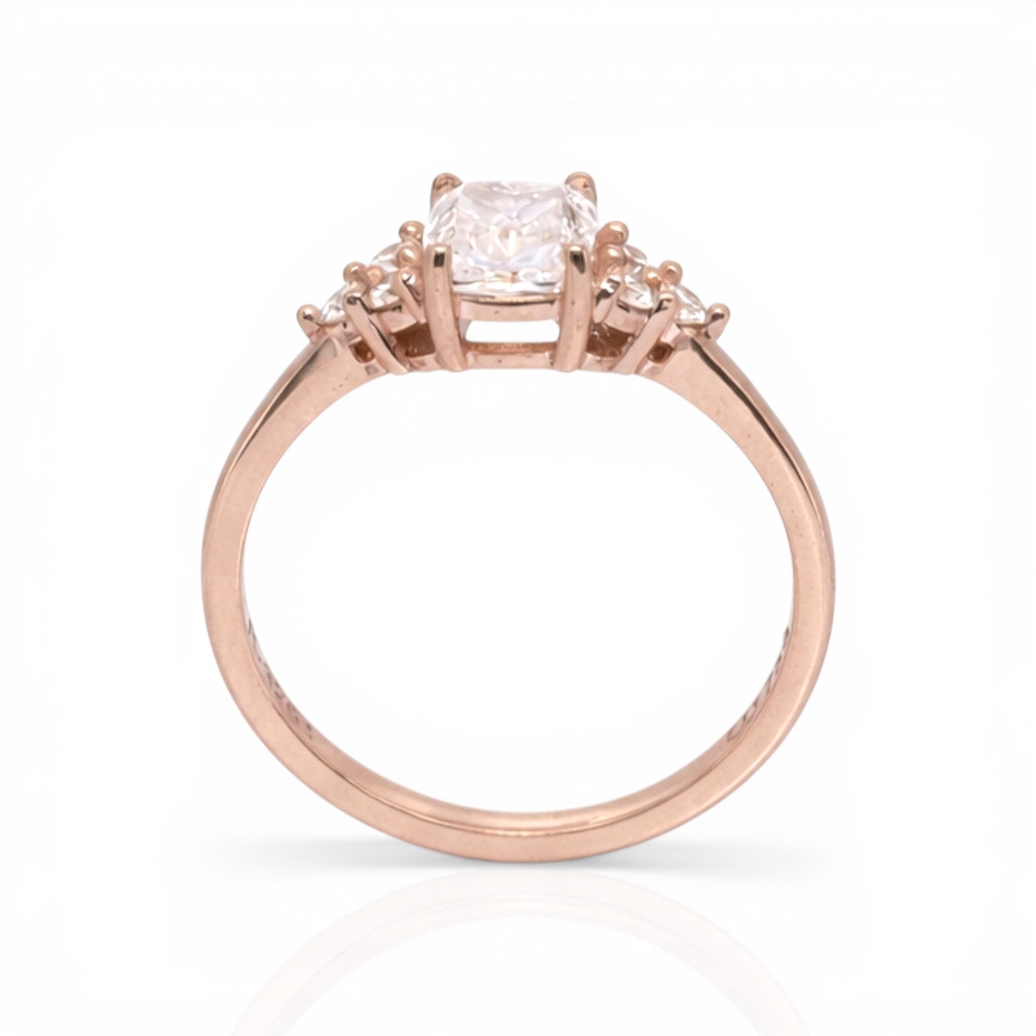 IGI Certified 1.22ct Diamonds 7-Stone Ring in 18k Rose Gold