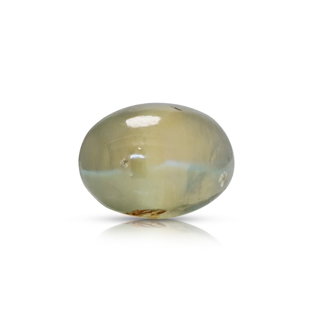 Imperial 4.89ct GIA Certified Color-Change Alexandrite Oval Double Cabochon