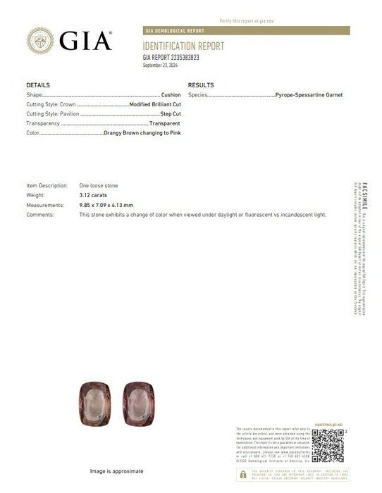 Luxurious 3.53ct Garnet and Diamonds Cluster Ring in 14k Yellow Gold - GIA Certified