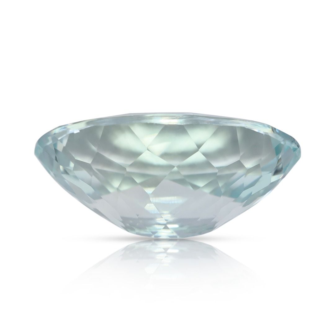 Magnificent 21.26ct Light Blue Oval Aquamarine Loose Gemstone