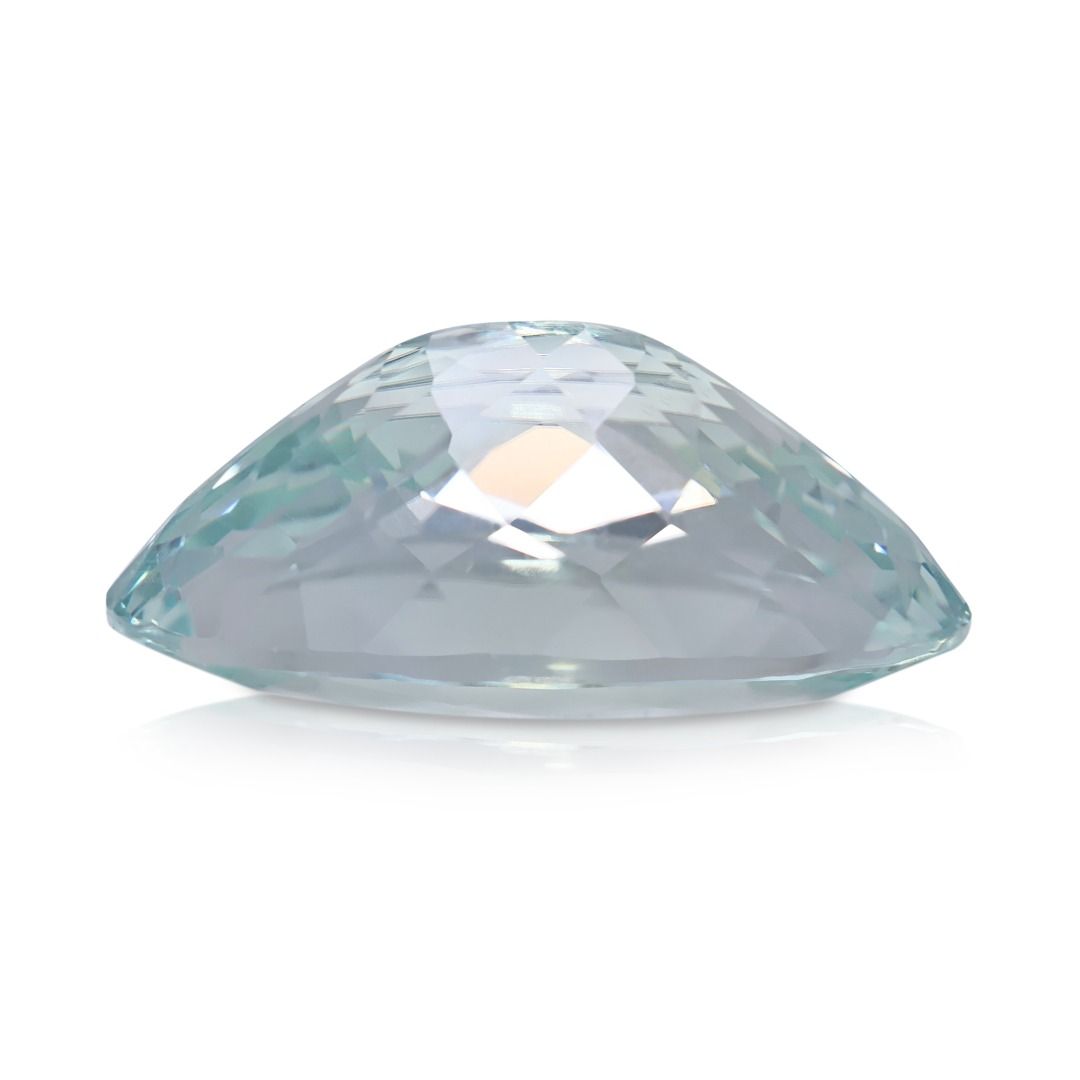 Magnificent 21.26ct Light Blue Oval Aquamarine Loose Gemstone
