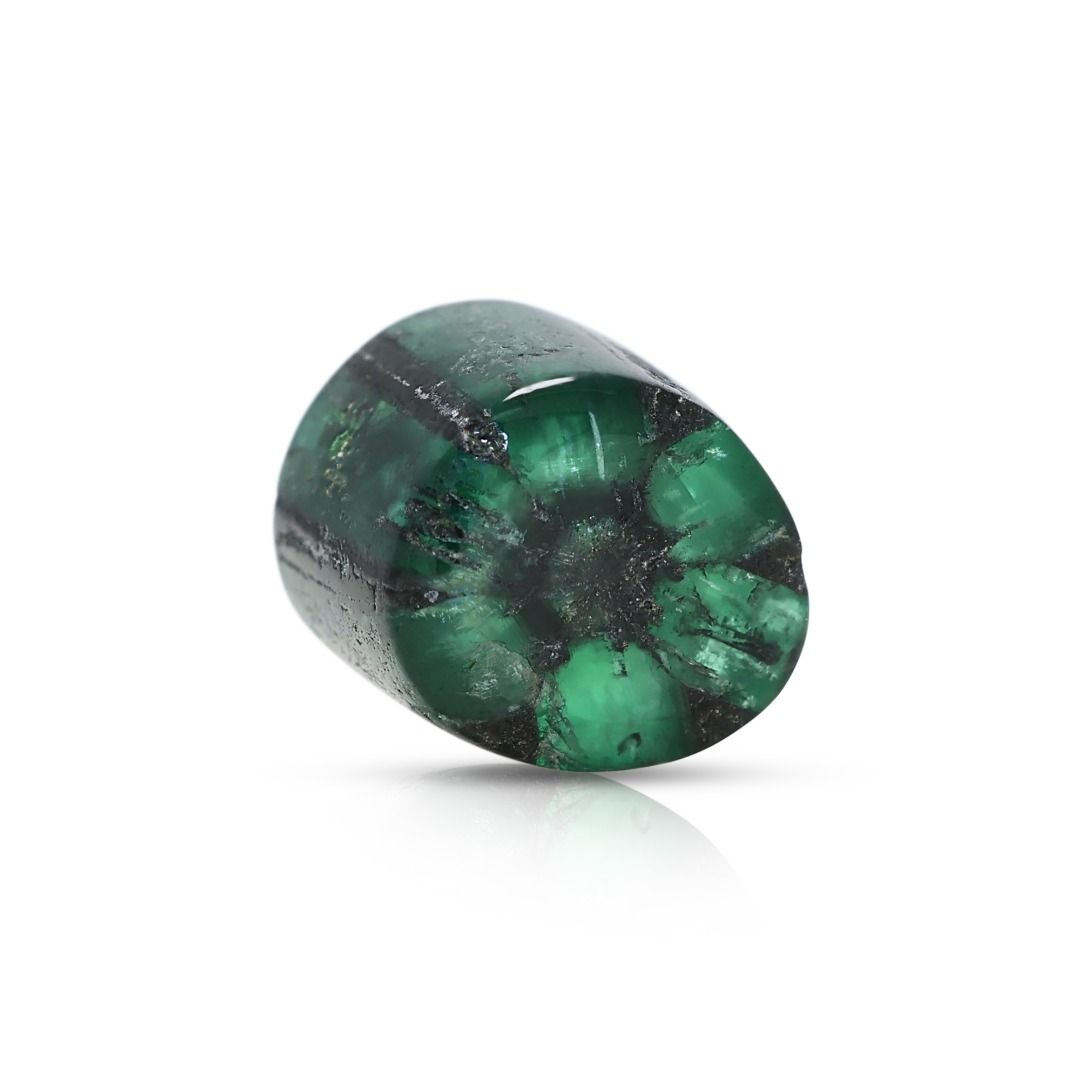 Mesmerizing 4.13ct Lush Green Mixed-Cut Emerald Loose Gemstone