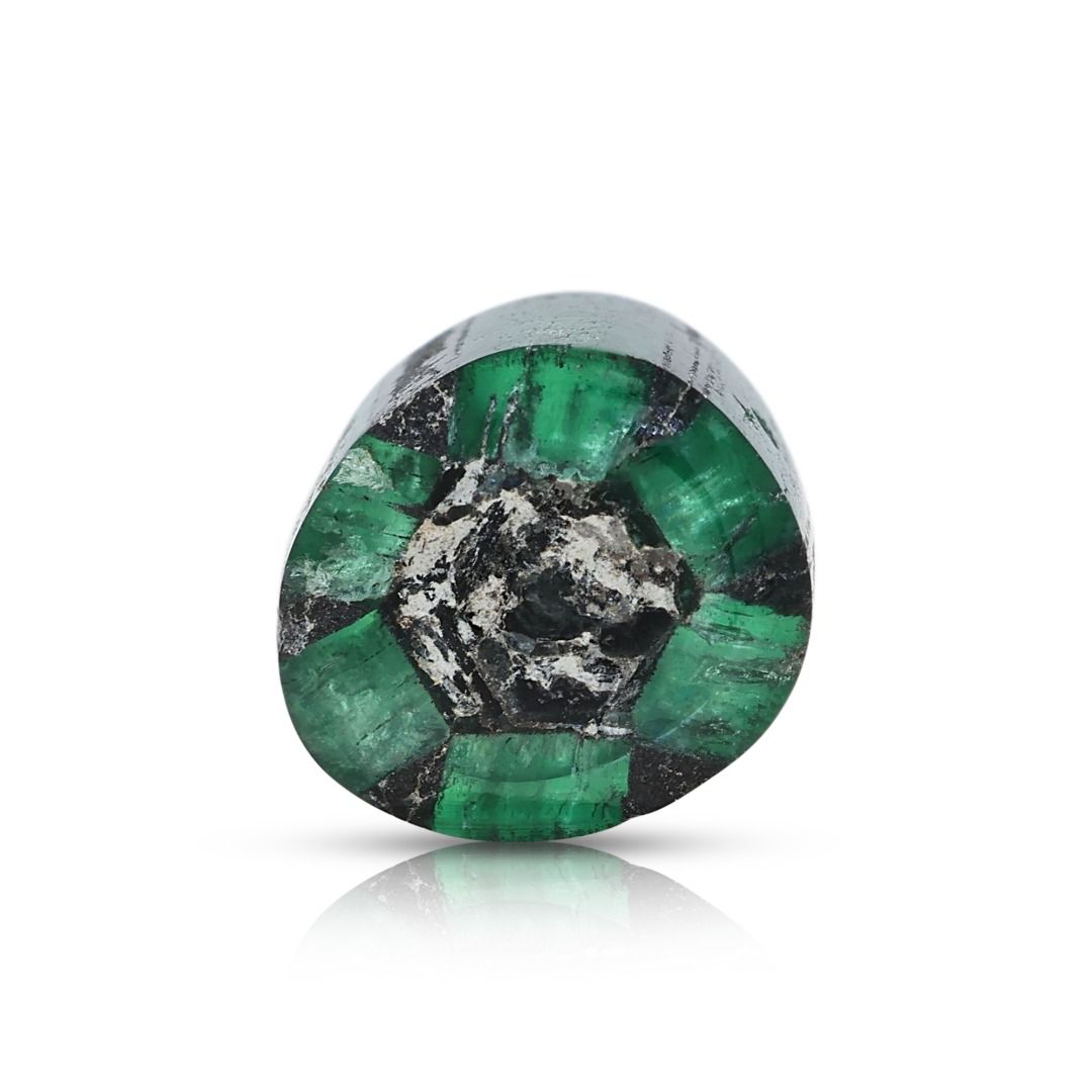 Mesmerizing 4.13ct Lush Green Mixed-Cut Emerald Loose Gemstone