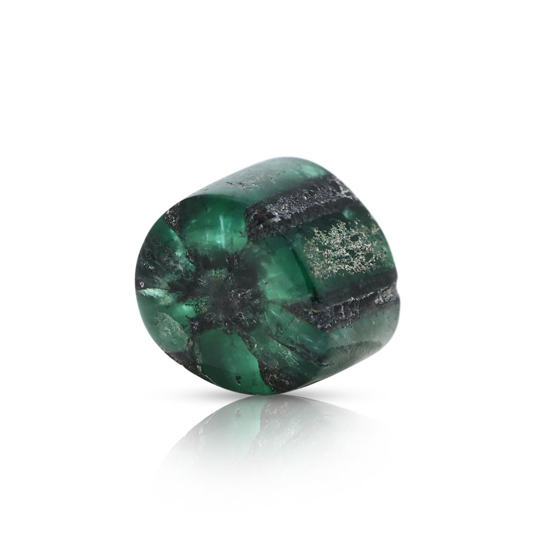 Mesmerizing 4.13ct Lush Green Mixed-Cut Emerald Loose Gemstone
