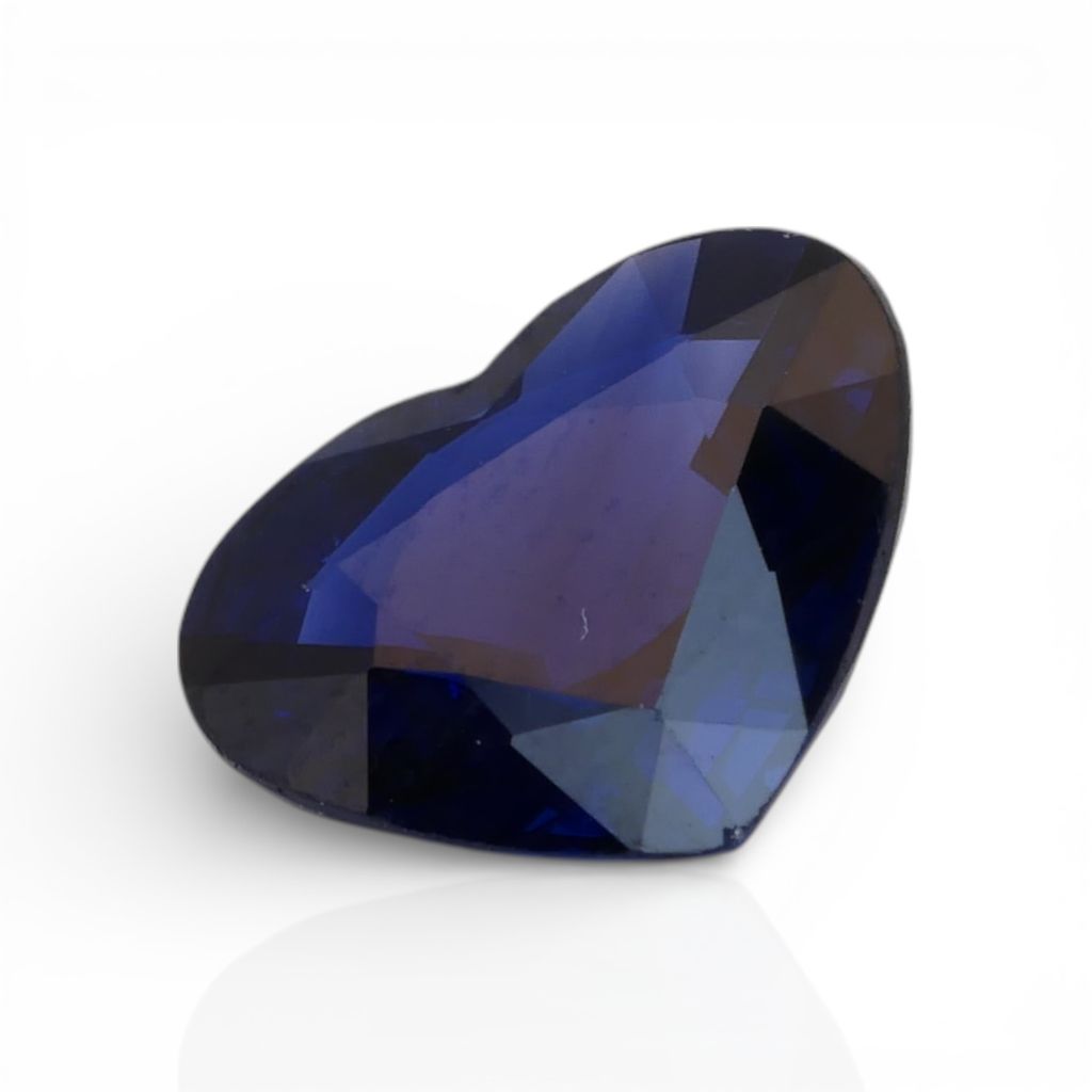 GIA Certified 2.36ct Heart-Shaped Sapphire Gemstone