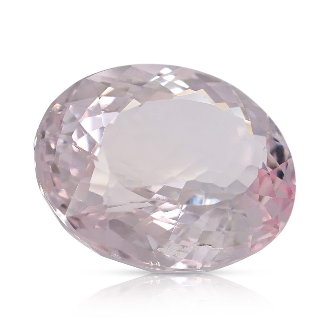 Radiant 8.70ct Oval Morganite Collector’s Gemstone