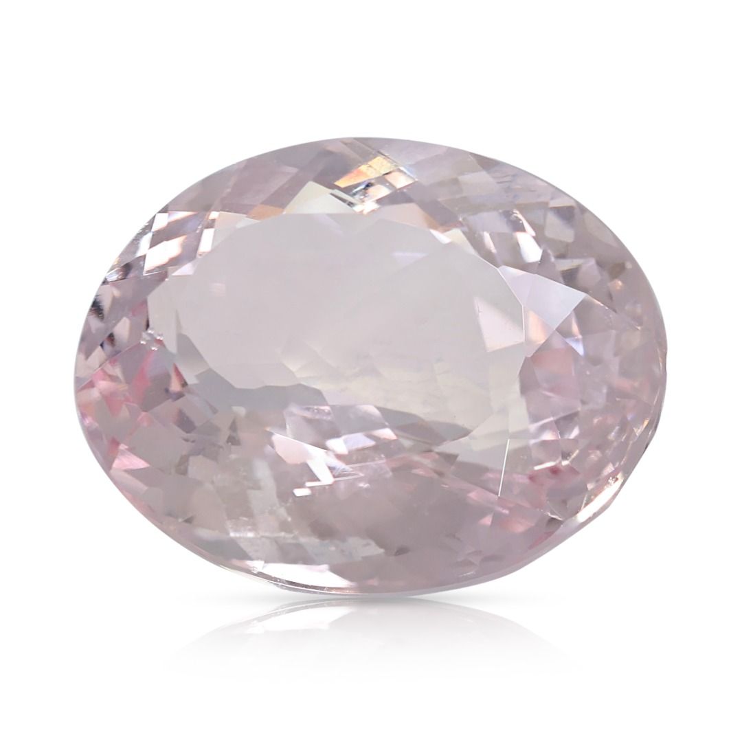 Radiant 8.70ct Oval Morganite Collector’s Gemstone