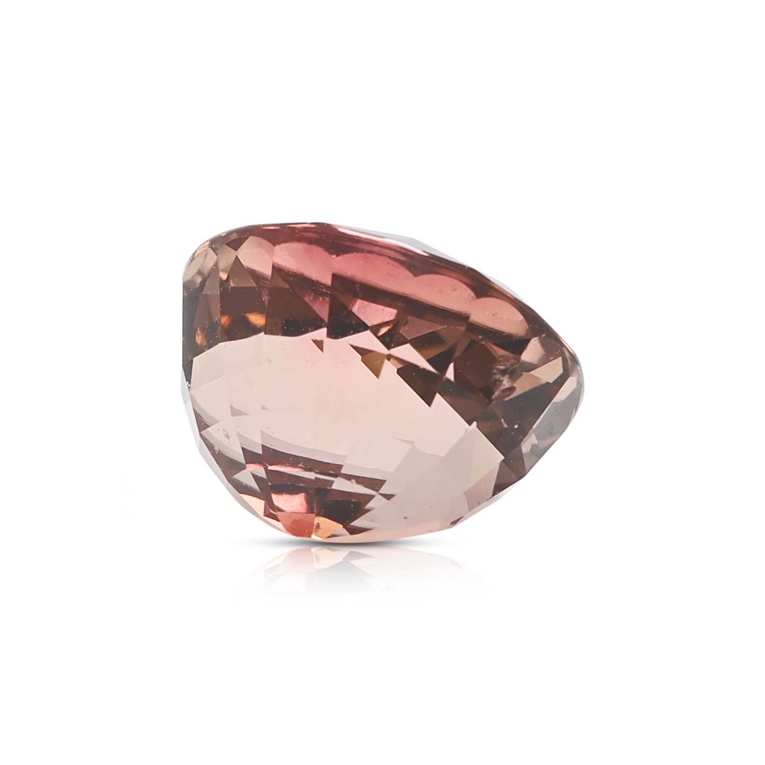 Rare 7.95ct Oval Brownish Purple Tourmaline Loose Gemstone with NGI Certificate