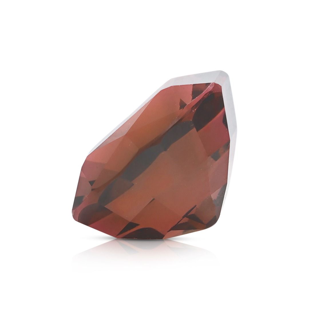 Rare 9.25ct Bi-Color Cushion Cut Natural Tourmaline Loose Gemstone with NGI Certificate