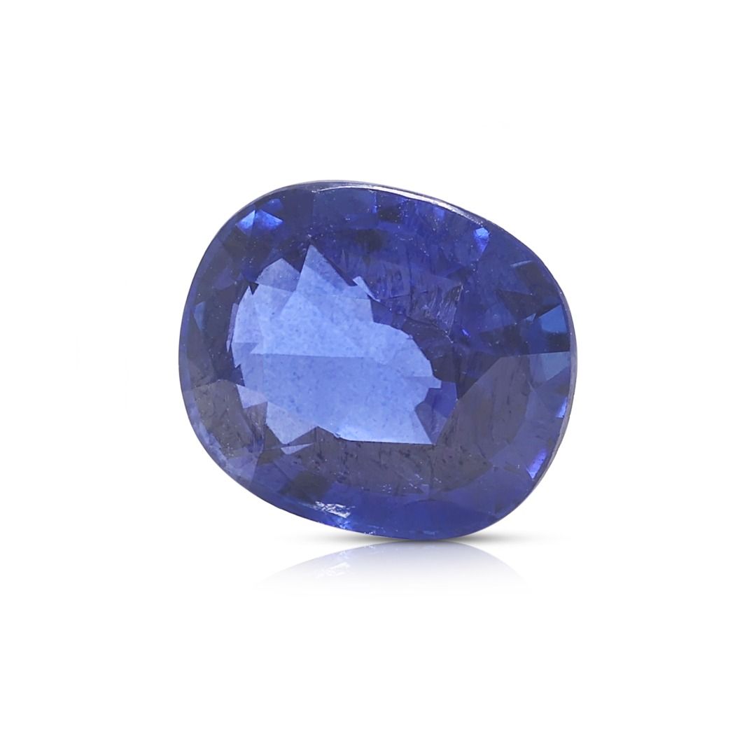 Rich 2.65ct Oval Blue Sapphire Loose Gemstone