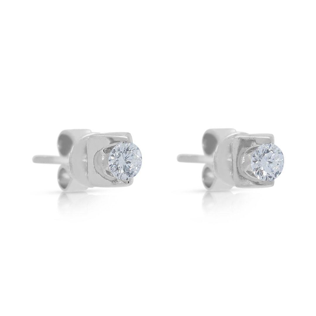 Soo Kee 0.26ct Diamond Studs in 18K White Gold