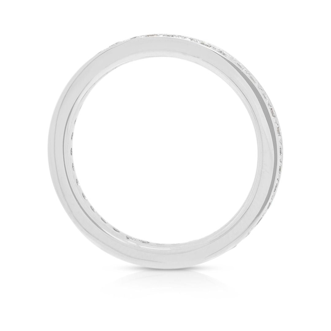 Sparkling 0.38ct Diamond Eternity Ring in 18K White Gold