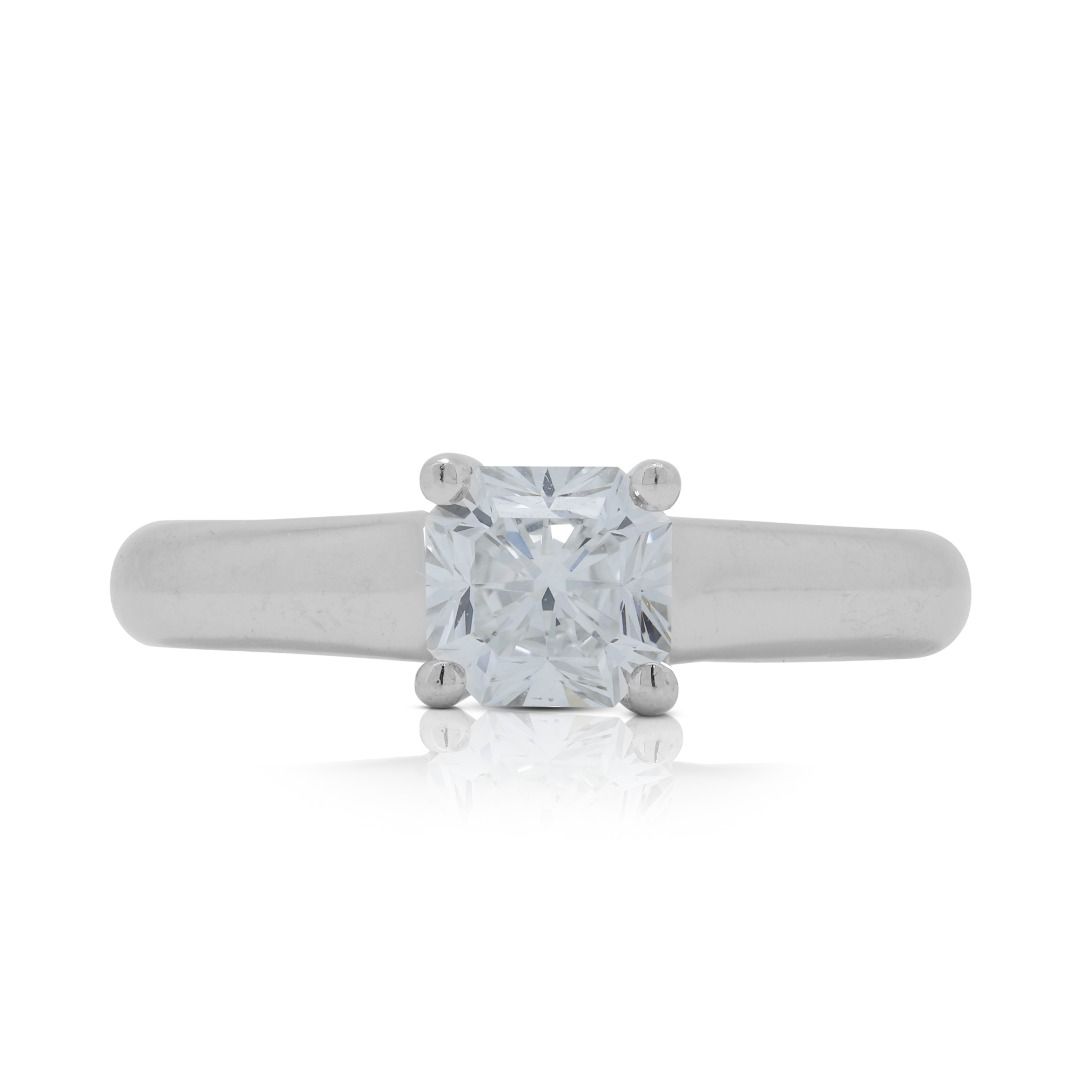 Stunning 0.52ct Natural Diamond Solitaire Ring in Platinum by Tiffany & Co. with Certificate