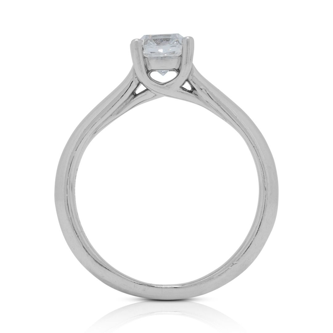 Stunning 0.52ct Natural Diamond Solitaire Ring in Platinum by Tiffany & Co. with Certificate
