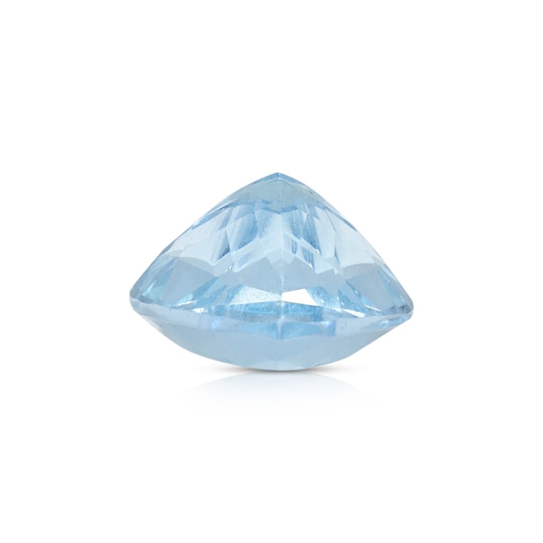Stunning 4.68ct Heart Cut Natural Aquamarine Loose Gemstone- CGRL Certified