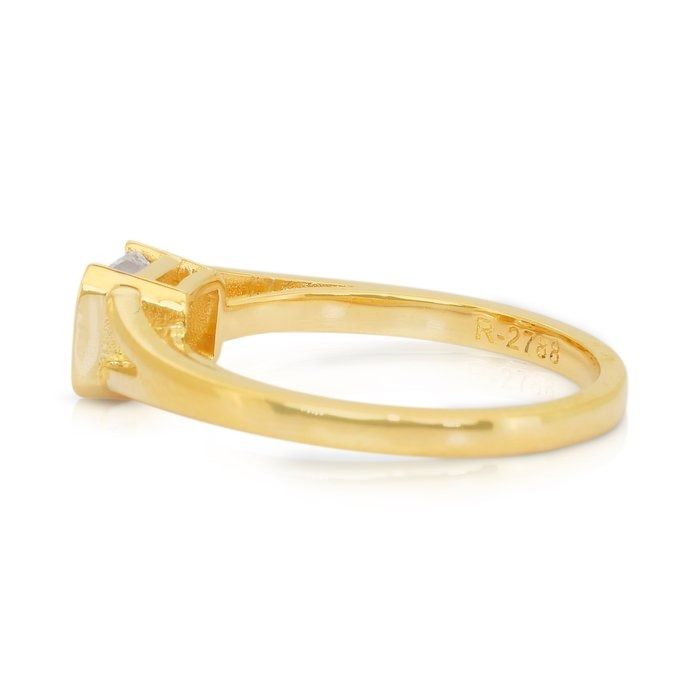 Timeless 1.01ct Diamond Solitaire Ring in 18k Yellow Gold - IGI Certified