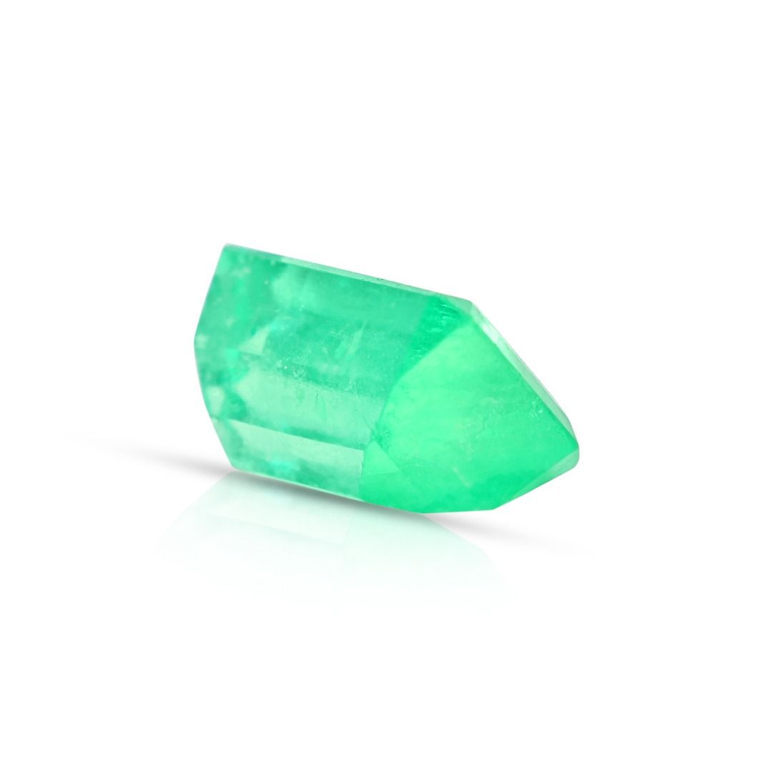 Verdant 2.74ct Natural Green Emerald-Cut Loose Gemstone