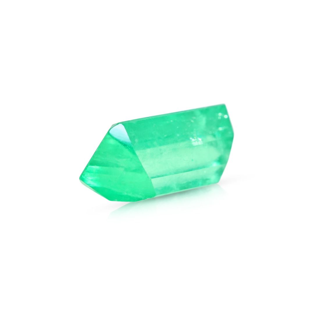 Verdant 2.74ct Natural Green Emerald-Cut Loose Gemstone