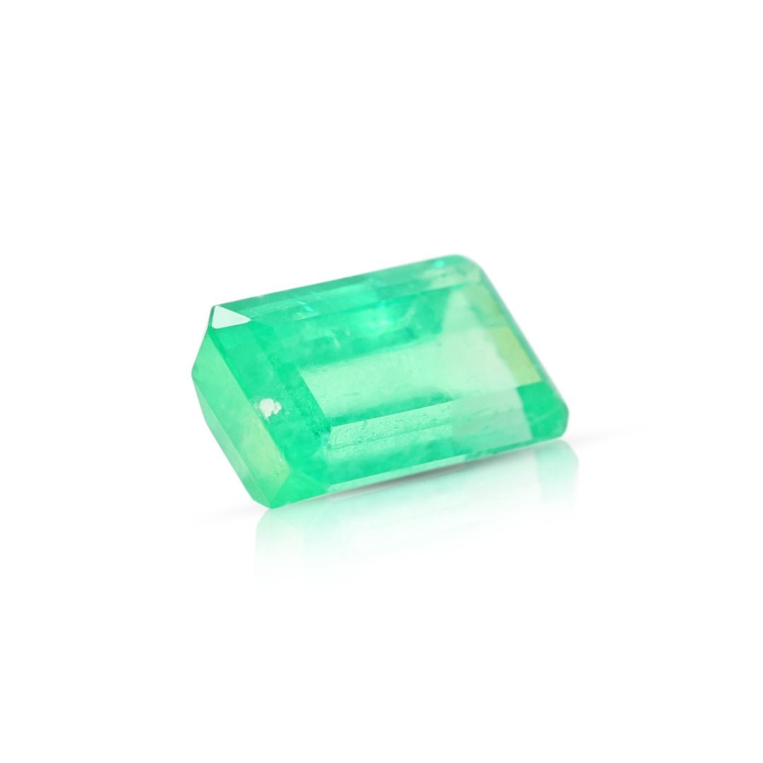 Verdant 2.74ct Natural Green Emerald-Cut Loose Gemstone
