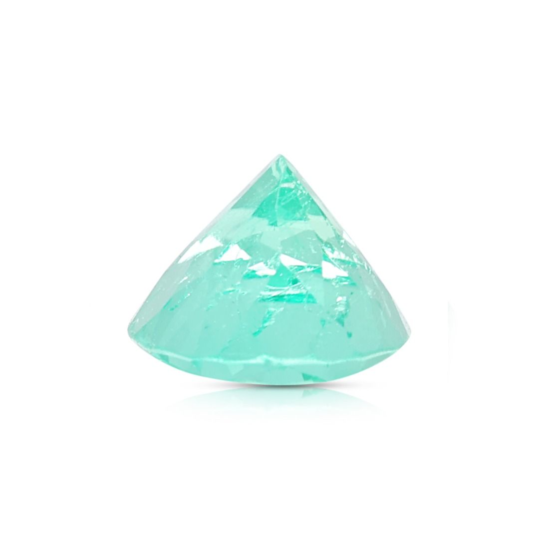 Vibrant 1.26ct Oval Green Emerald Loose Gemstone